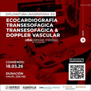 Ecocardiografía, Transtorácica, Transesofágica & Doppler Vascular 2026
