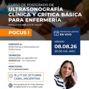 Posgrado POCUS I Enfermería ASARUC/UBA Agosto 2026